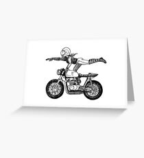 Women Who Ride - Superwoman Greeting Card