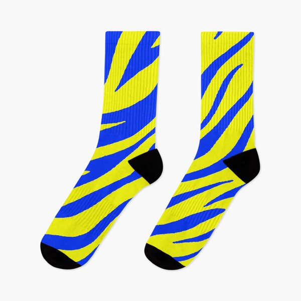 Item preview, Yellow and Blue Zebra Stripes, Large Sized Non-Repeating Image designed and sold by Nicolette Olivier.