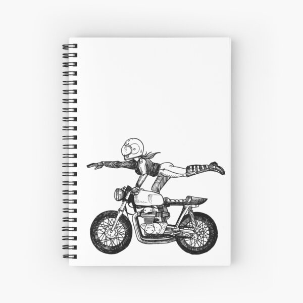 Women Who Ride - Superwoman Spiral Notebook