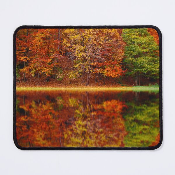 Item preview, Autumn Trees Over A Placid Lake designed and sold by Taceo10.