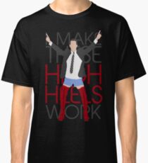 Ich mache diese High Heels Work-Kinky Stiefel Brendon Urie Classic T-Shirt