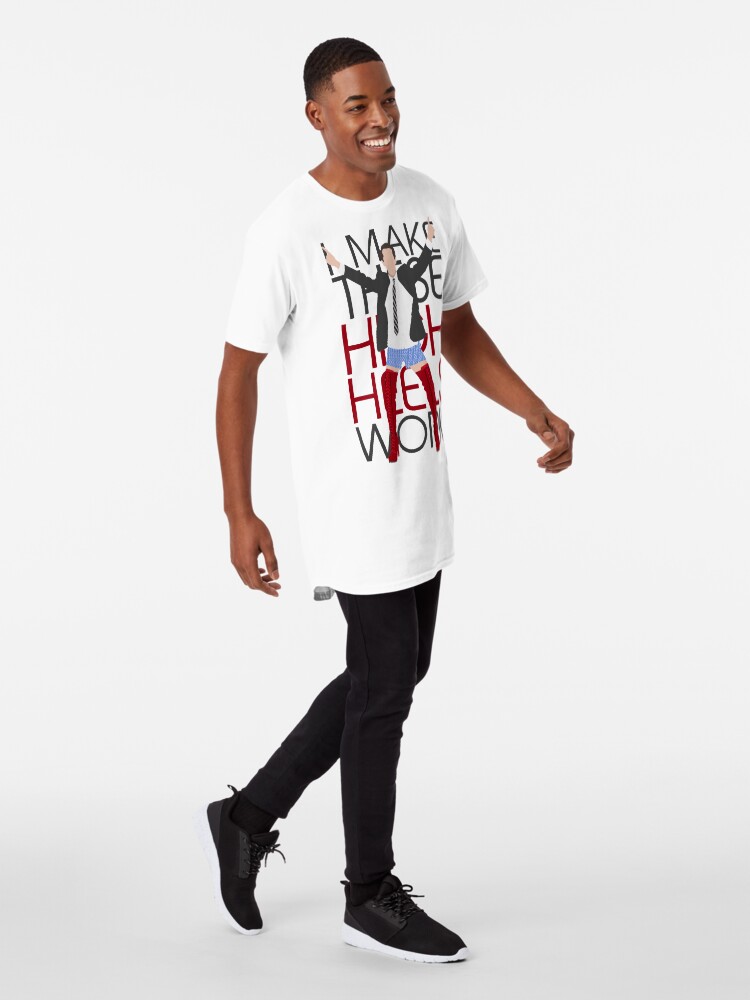 Alternate view of I MAKE THESE HIGH HEELS WORK-Kinky Boots Brendon Urie Long T-Shirt