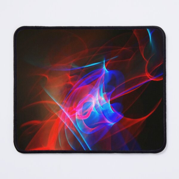 Item preview, Dramatic Neon Red And Blue Abstract - Long Night Exposure. designed and sold by Oaks Creations.