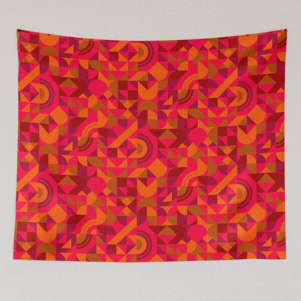 Item preview, geometric colorful patterns conceptual Art - Abstract Neo Geo graphic design designed and sold by Design Repo.