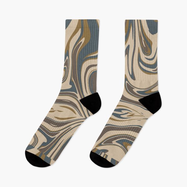 Item preview, Watercolor Retro Liquid Swirl abstract marble pattern illustration printing  designed and sold by Kamzzi.