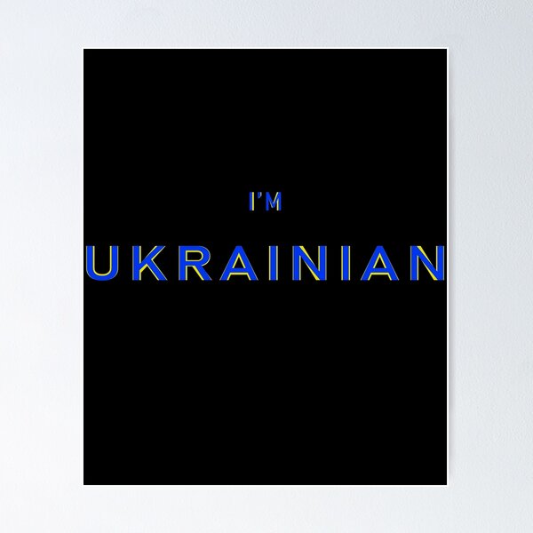Item preview, President of Ukraine Volodymyr Zelensky I'm Ukrainian designed and sold by Aide.