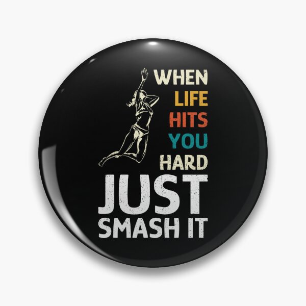Item preview, When Life Hits You Hard Just Smash It Sticker designed and sold by marshacryjsy7.
