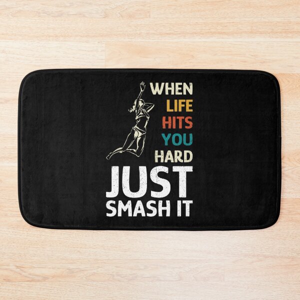 Item preview, When Life Hits You Hard Just Smash It Sticker designed and sold by marshacryjsy7.