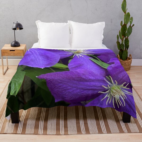 Item preview, Purple Italian Clematis by Mark Ewing designed and sold by LifeSpice.