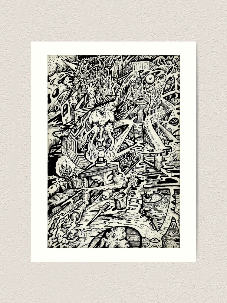 Alternate view of The Adept, or a freakish transfiguration. Art Print
