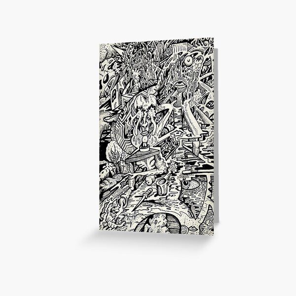 The Adept, or a freakish transfiguration. Greeting Card
