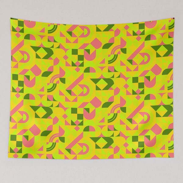 Item preview, geometric colorful patterns conceptual Art - Abstract Neo Geo graphic design designed and sold by Design Repo.