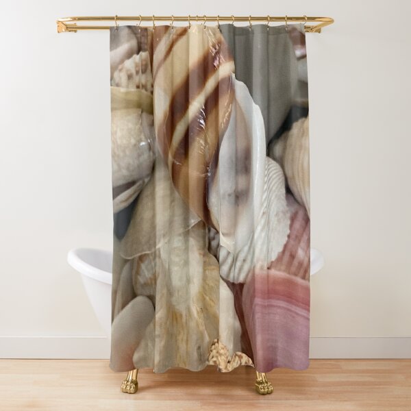 Sea Shells Shower Curtains for Sale