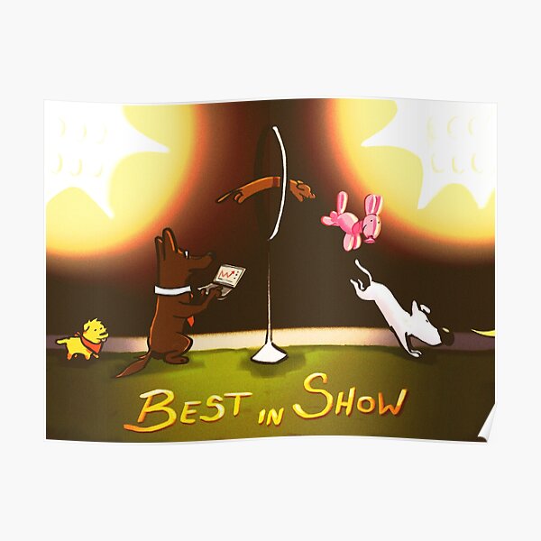 Best in Show Ring Jump Poster