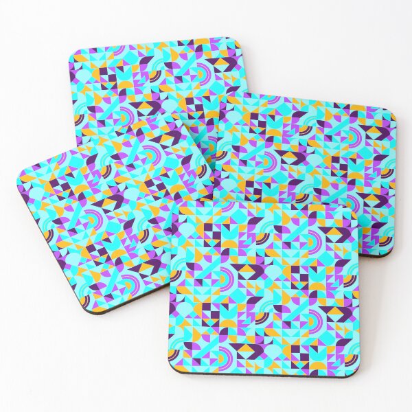 Item preview, geometric colorful patterns conceptual Art - Abstract Neo Geo graphic design designed and sold by Design Repo.