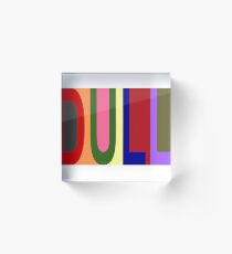 DULL 01 Acrylic Block