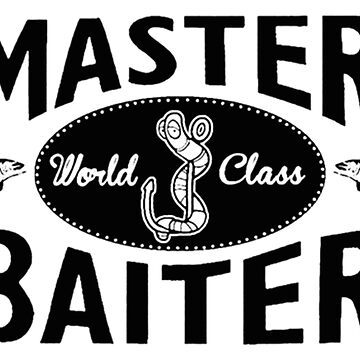 World Class Master Baiter Fishing Meme Sticker