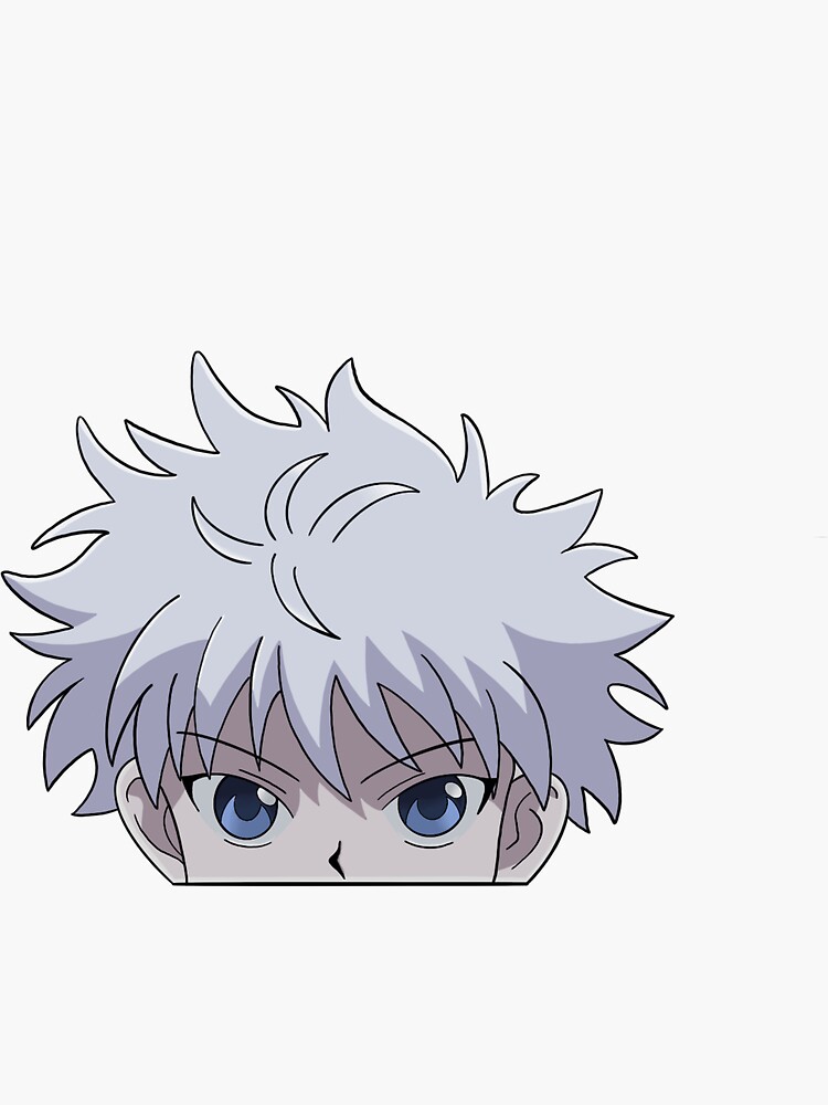 Hunter x Hunter Killua with Big Eyes Sticker - Cool Anime Sticker