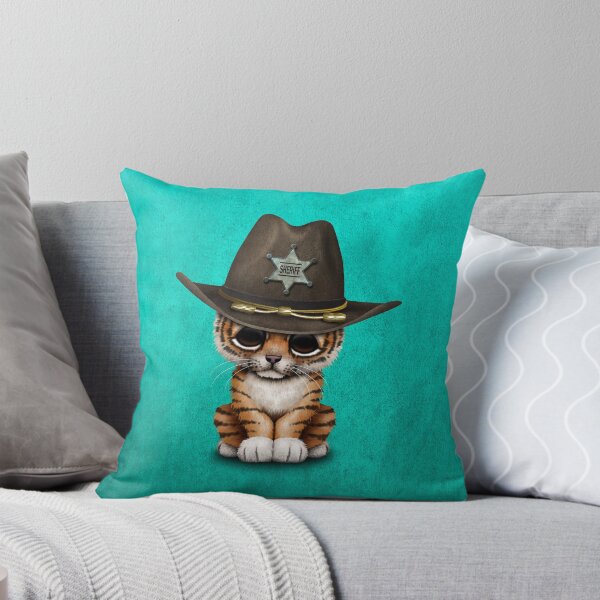 Item preview, Cute Baby Tiger Cub Sheriff designed and sold by JeffBartels.