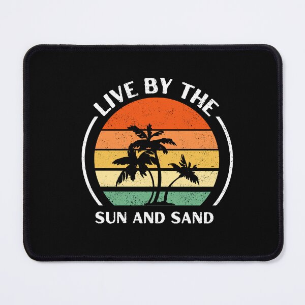 Item preview, LIVE BY THE SUN AND SAND SUNSET BEACH AND PALM TREES DESIGN designed and sold by appareltolove.