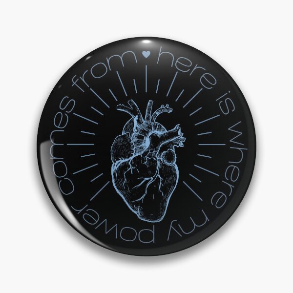 Item preview, Blue Anatomical Heart Power T-shirt designed and sold by MagicWolfStar.