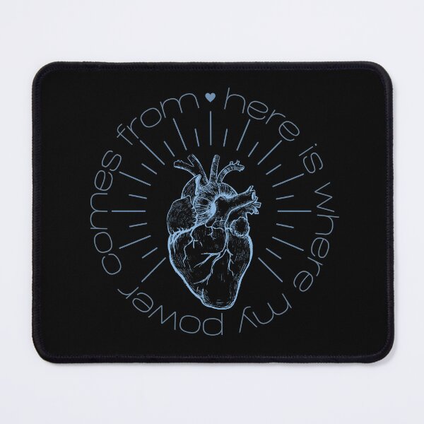 Item preview, Blue Anatomical Heart Power T-shirt designed and sold by MagicWolfStar.