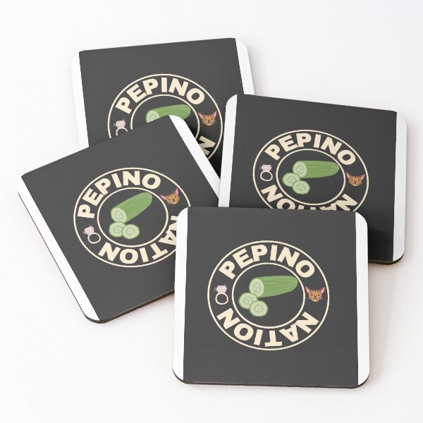 Item preview, Pepino Nation Round Logo on Dark Square designed and sold by PepinoNation.