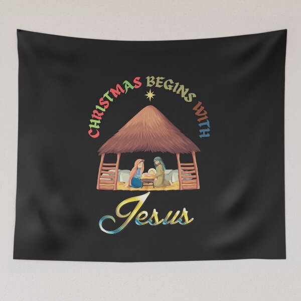 Item preview, Christmas Begins With Jesus designed and sold by marvacousins246.