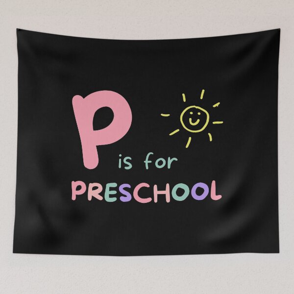 Item preview, P is for preschool designed and sold by Hey-Nice-Shirt.