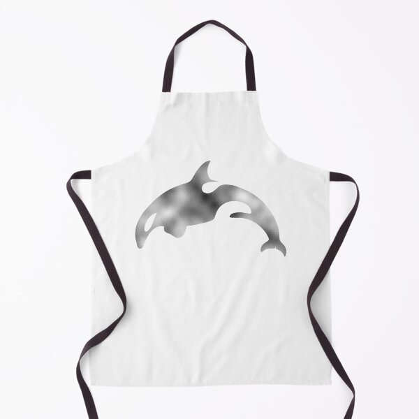 Artikelvorschau, Orca-Killerwal-Silhouette-Kunstwerk – gefälschter Silberfolieneffekt entworfen und verkauft von Typeglyphs.