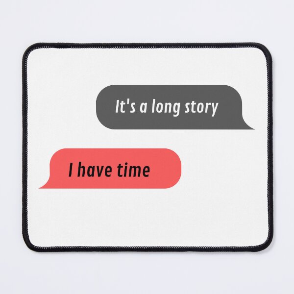 Item preview, it's a long story t-shirt designed and sold by mehdi-inzar.