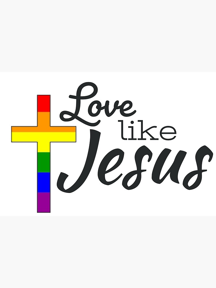 Love Like Jesus Lgbtq Sticker For Sale By Kcabdelnour Redbubble