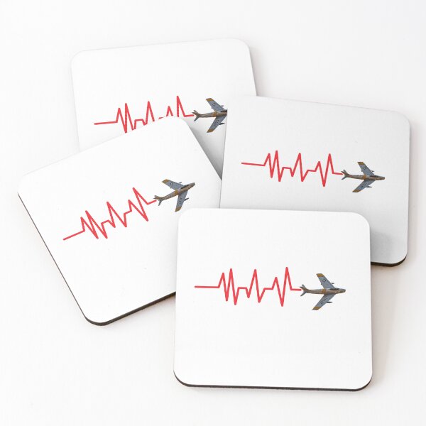 Item preview, F86 Sabre You Make My Heart Beat designed and sold by mydesignsbylar.