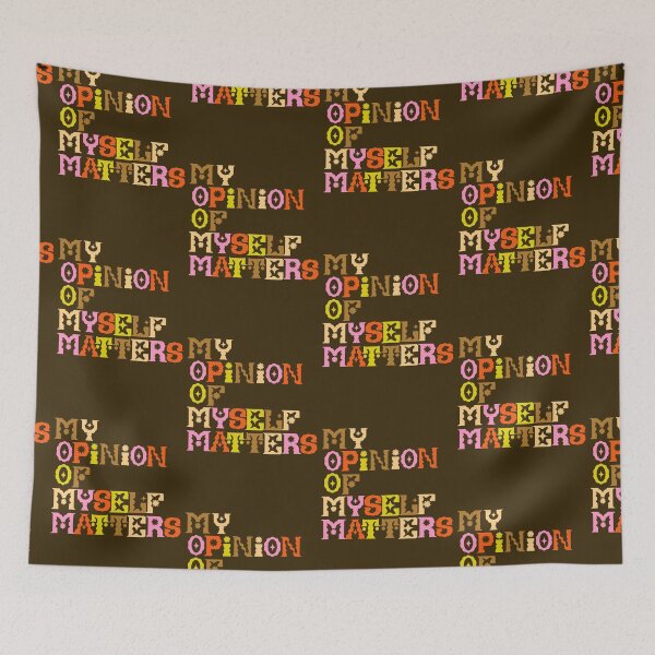 Item preview, Groovy My opinion of Myself Matters designed and sold by Pink Ribbon.