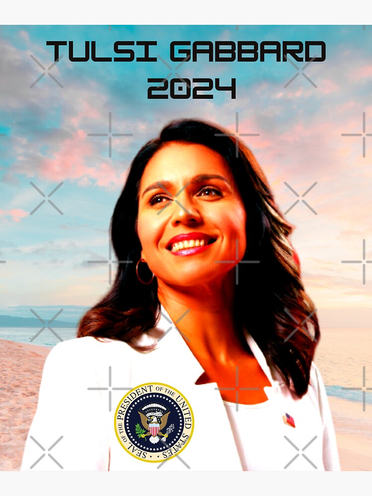 "TULSI PRESIDENT 2024" Sticker for Sale by crazycow1611 Redbubble