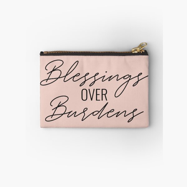 Item preview, Blessings Over Burdens Text in Black designed and sold by BLMcreations.