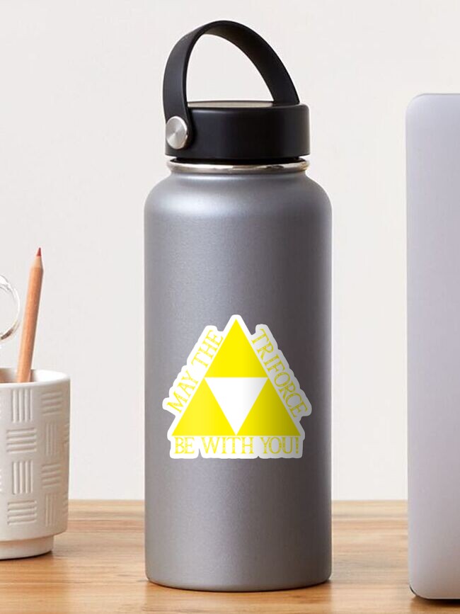 Thumbnail 1 of 3, Sticker, May the Tri force Be With You designed and sold by choustore.