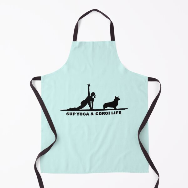 Item preview, SUP Yoga & Corgi Life Paddleboarding Dog Mom designed and sold by Guarddogdrive.