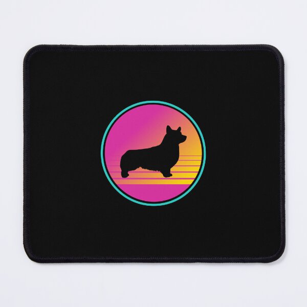 Item preview, Pink Retro 80s Summer Corgi Dog Gift designed and sold by Guarddogdrive.