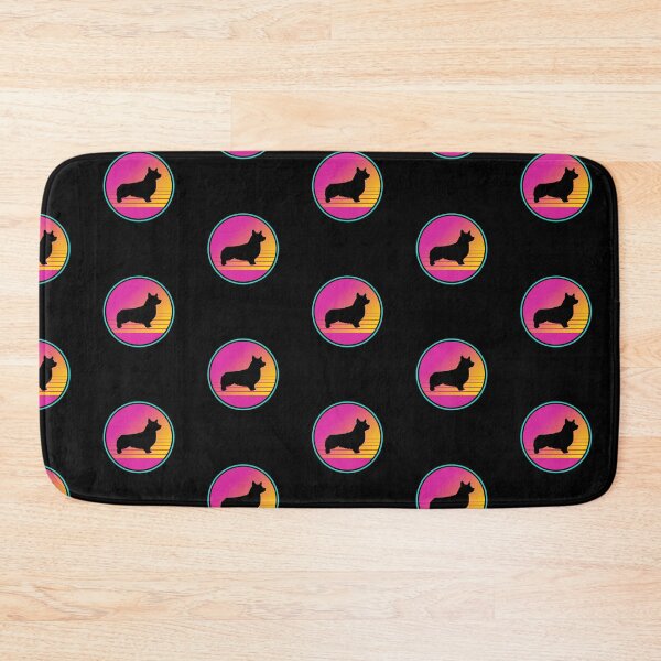Item preview, Pink Retro 80s Summer Corgi Dog Gift designed and sold by Guarddogdrive.