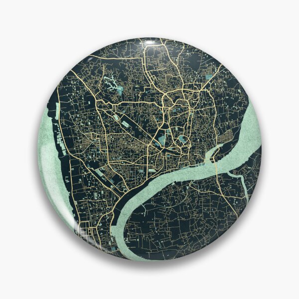 Item preview, Chattogram City Map of Bangladesh - Summer designed and sold by deMAP.