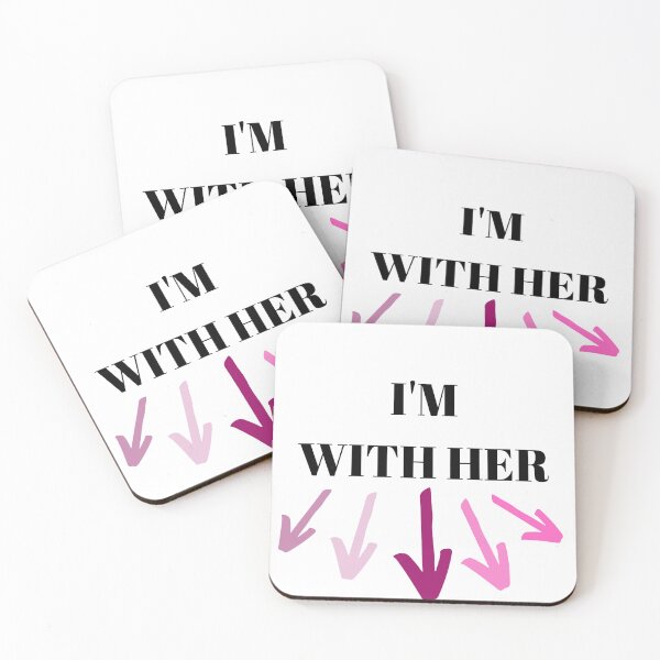 Item preview, I'm With Her designed and sold by rjprintsus.