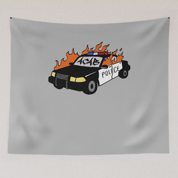 Item preview, Tactic Duplicatec Evolution Acab Burning Cop Car Vintage designed and sold by Alyssa024Arlene.