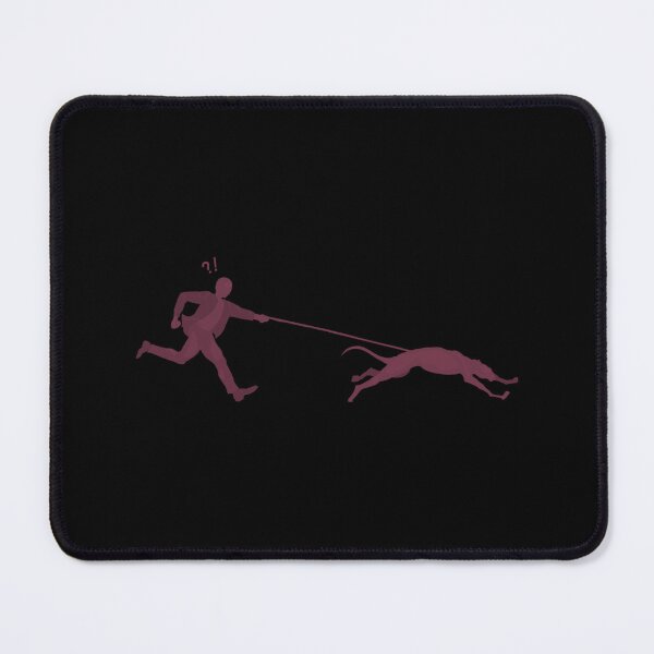 Item preview, Man Walking With Dog Sticker designed and sold by felyn3gloria.