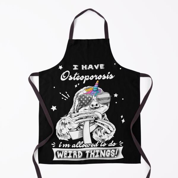 Item preview, Funny Sloth I Have Osteoporosis I'm Allowed To Do Weird Things designed and sold by Kohend.