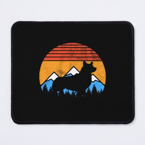Item preview, Distressed Vintage Corgi Retro Sunset Mountains Dog Gift designed and sold by Guarddogdrive.