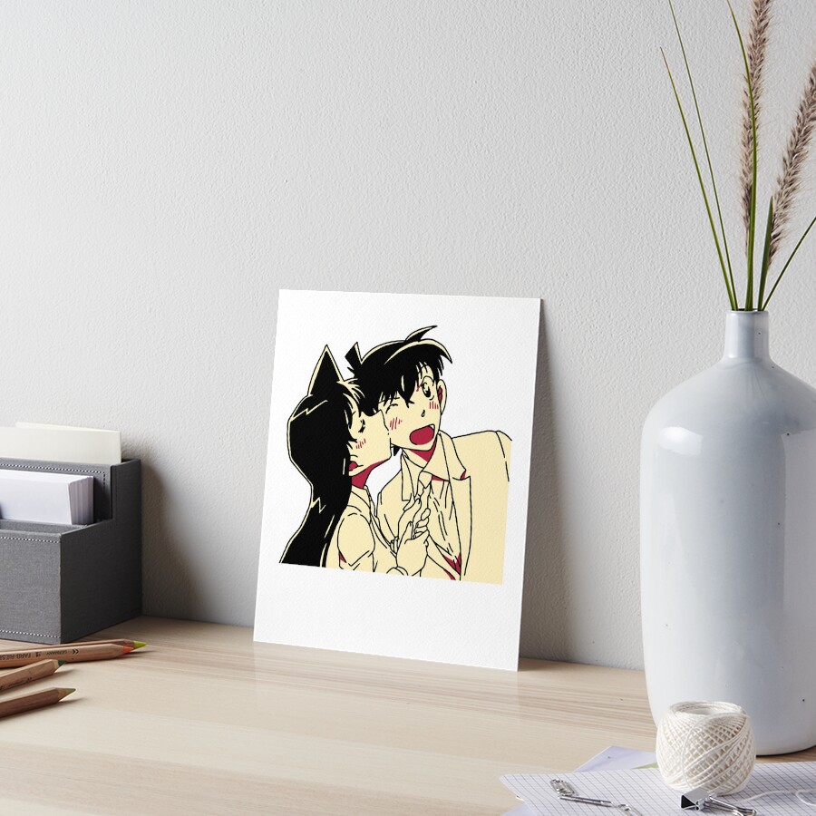 More Then Awesome Ran Kiss Shinichi Graphic For Fan Art Print