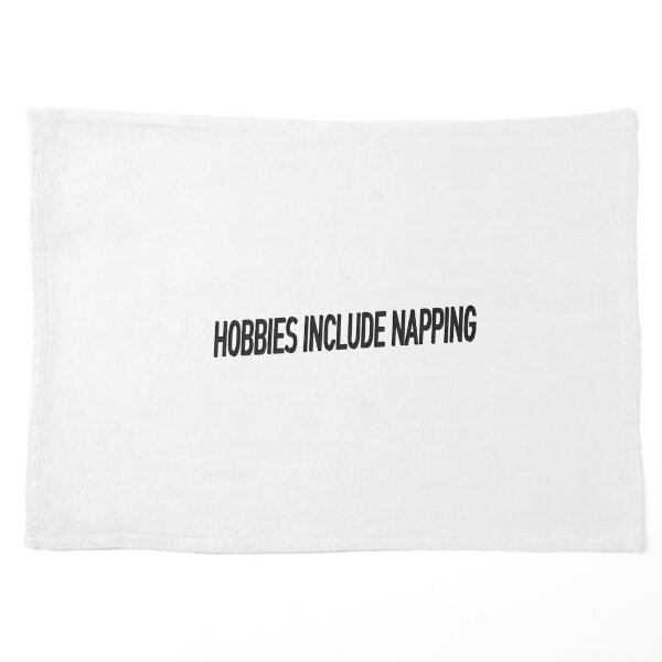 Hobbies Include Napping Pet Blanket
