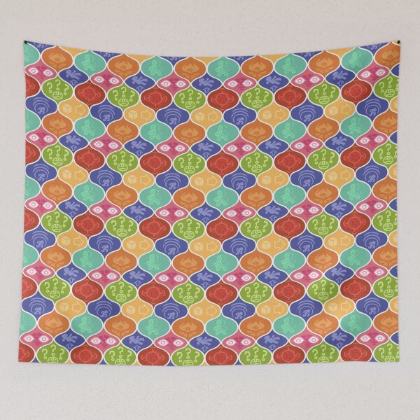 Item preview, Not Without Merit... Badges psychic powers playful pattern designed and sold by Jack'o Bee.