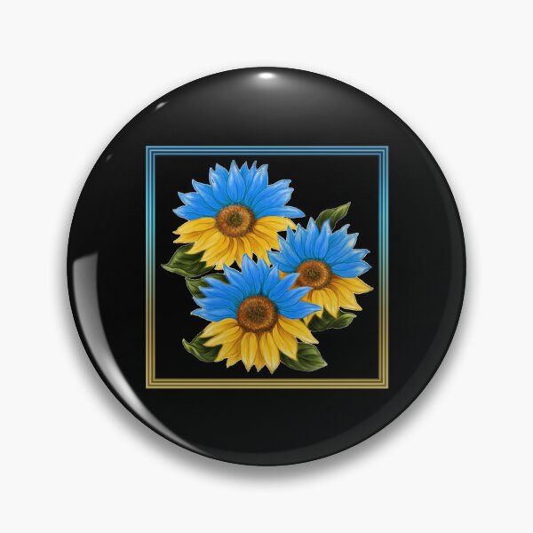 Item preview, Framed Ukraine Sunflowers designed and sold by JadeRyder.